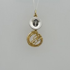 Sousaphone tuba charm pendant miniature musicians gift instrument