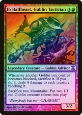 Ib Halfheart, Goblin Tactician FOIL Time Spiral HEAVILY PLD Rare CARD ABUGames