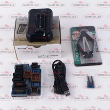 TL866II Plus Programmer for SPI   NAND EEPROM MCU  +9 adapter+clip #F10