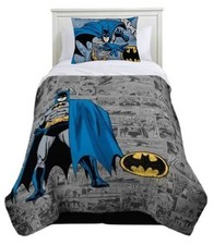 Batman "Dark Knight" Kids 2pc Reversible Twin/Full Comforter Set-W36518877278