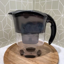 Santevia Filtered Water Systems Alkaline Pitcher Black With LCD Countdown Clock!