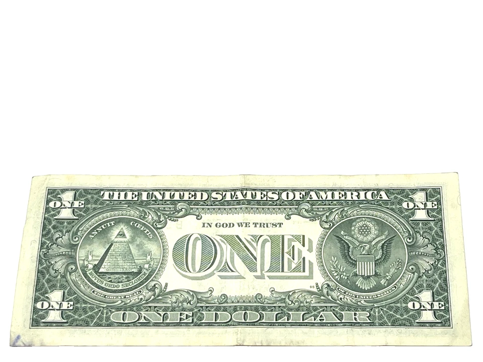 U.S. 2003A, $1.00 FEDERAL RESERVE NOTE, Extra Fine, S/N B 38989219 H (#519) - Image 2 of 2