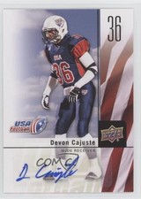 2011-12 Upper Deck USA Football Box Set Auto Devon Cajuste #22 Auto 00jz