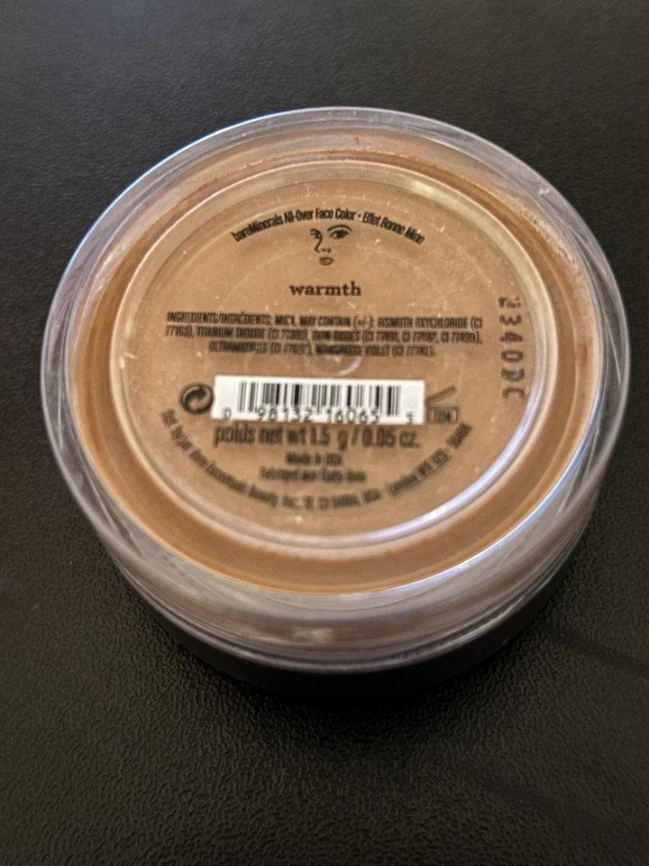 bareMinerals WARMTH All Over Face Loose Powder Bronzer 0.05 oz New SEALED - Image 3 of 4