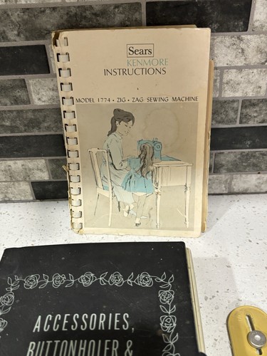 Vintage Sears Kenmore Accessories, Buttonholer & Pattern Cams & Instructions - Picture 4 of 24