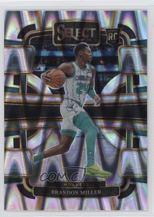 2023-24 Panini Select Concourse Tectonic Prizm Brandon Miller #80 1l1a
