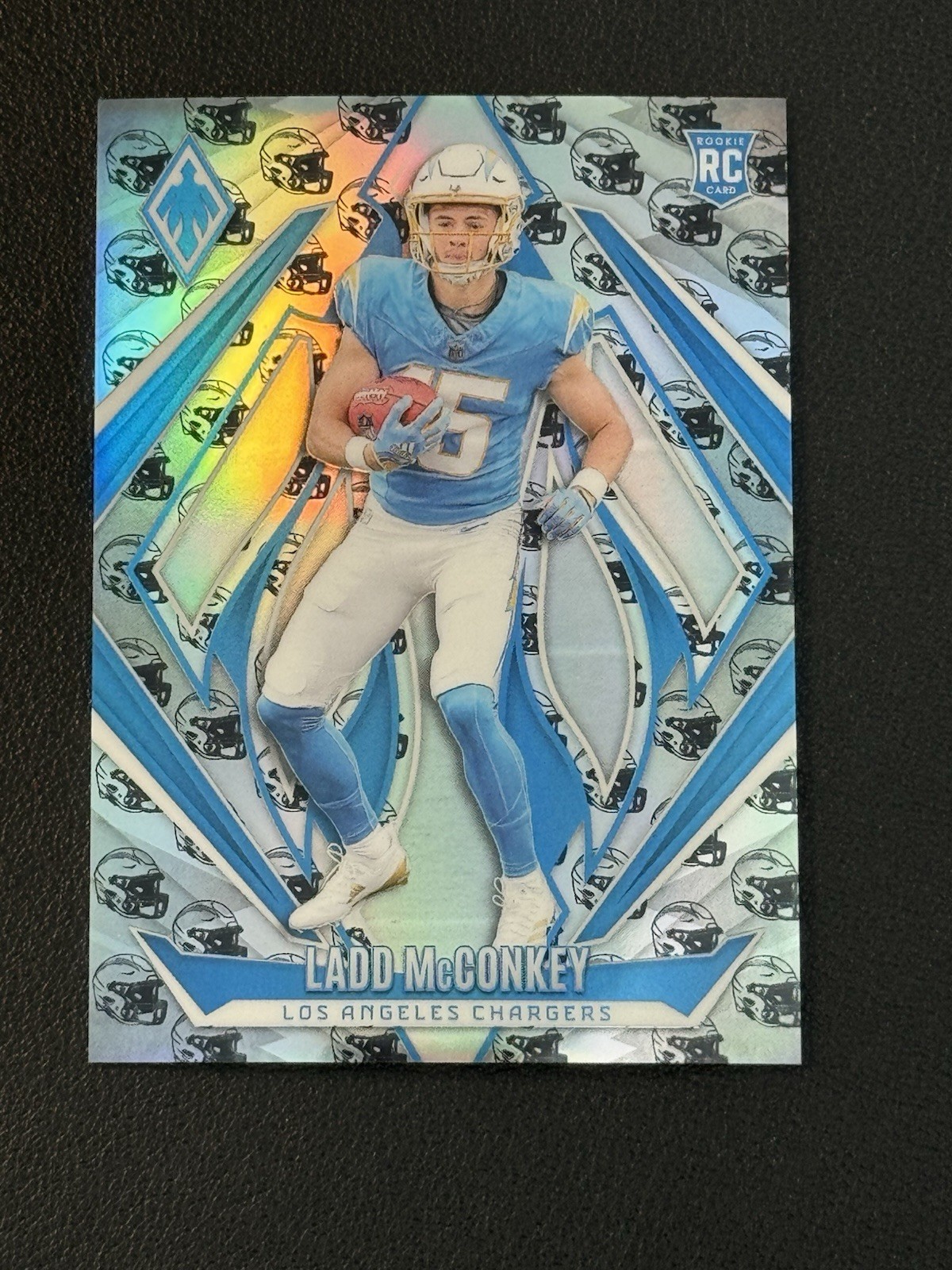 2024 Panini Phoenix Ladd McConkey Rookies #216 Team Helmet /399 Rookie RC