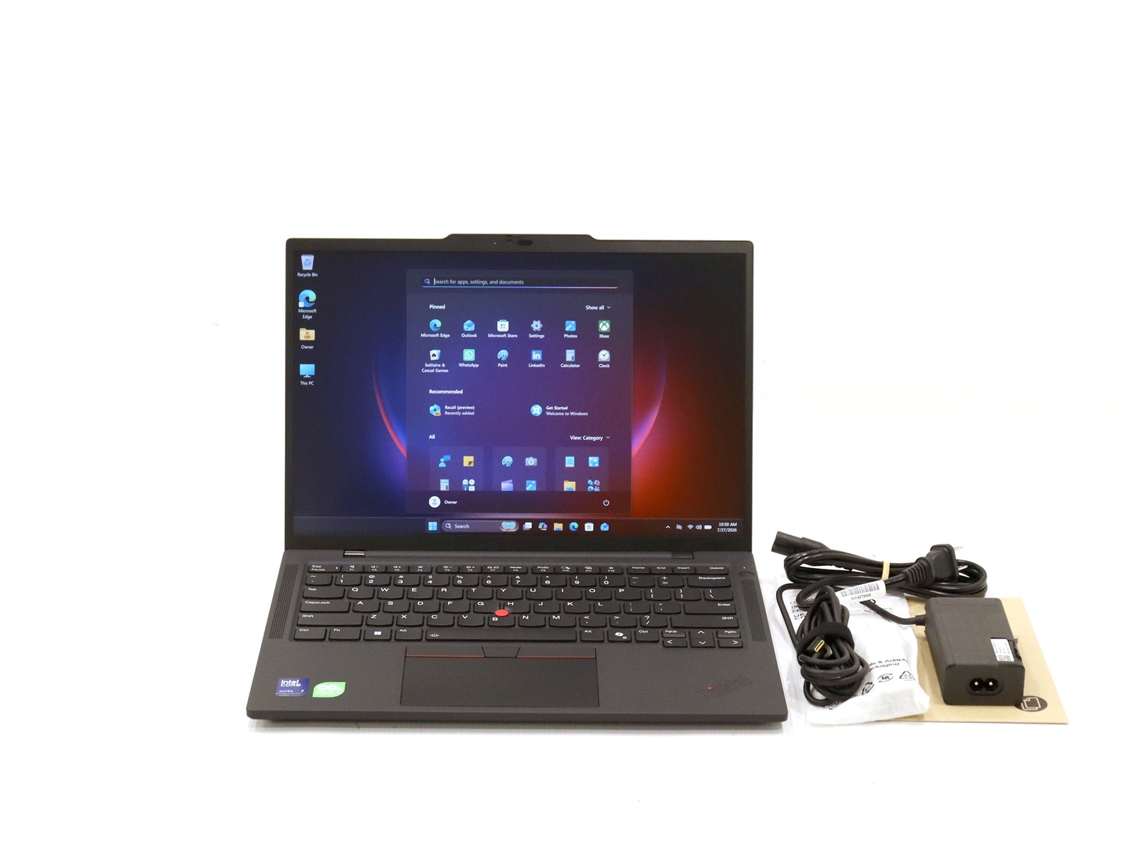 Lenovo ThinkPad T14s Gen 6, 14-Inch Laptop, with Intel Core Ultra 7 268V, 1 TB NVMe (Non-Volatile Memory Express), Windows 11 Pro