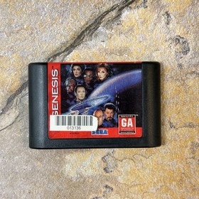 Star Trek: The Next Generation: Echoes From The Past Box & Game - Sega Genesis