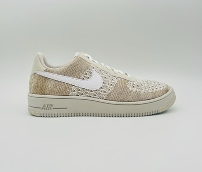 Nike Air Force 1 Flyknit 2.0 Light Bone White Khaki 42,5 43 IB7675-001 Sneaker