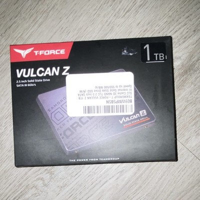 TEAMGROUP T-FORCE Vulcan Z 1TB 2.5'' SATA III Internal SSD 3D NAND 550MB/s