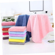 Mobestech 20pcs Coral Fleece Hand Towels Soft Absorbent Kitchen