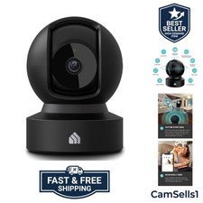 Kasa 1080p Indoor Pan/Tilt Wired Security Camera - Works as a Baby  Pet Moni...