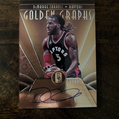 2016-17 Panini Gold Standard Golden Graphs /99 DeMarre Carroll #GG-DC Auto