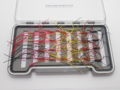 Bloodworm Trout Flies, 32 Apps Patterns, Spandex Spiders, Great