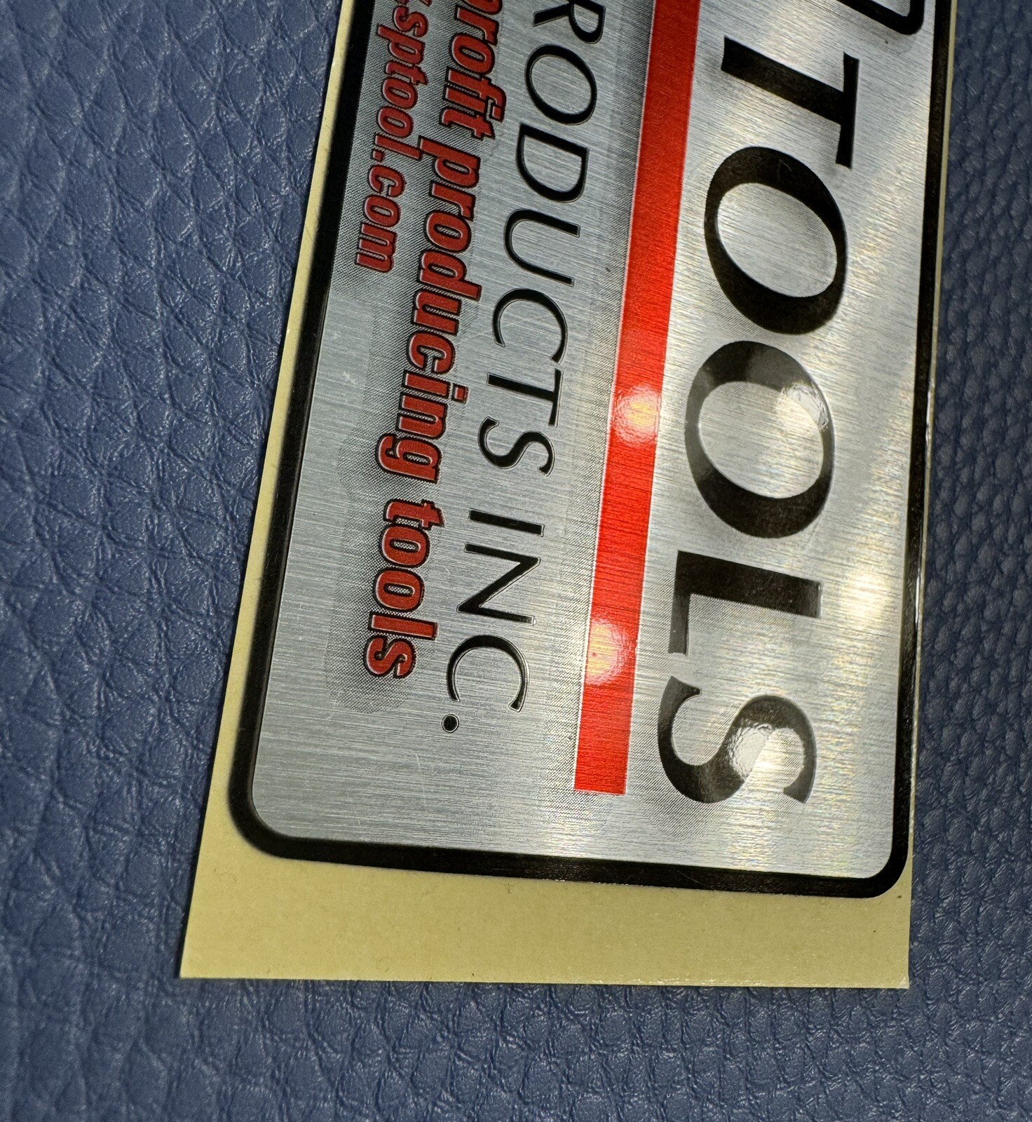 SCHLEY Products Tool Box Hand Tools Rare Brushed Glossy VINYL Sticker USA SP