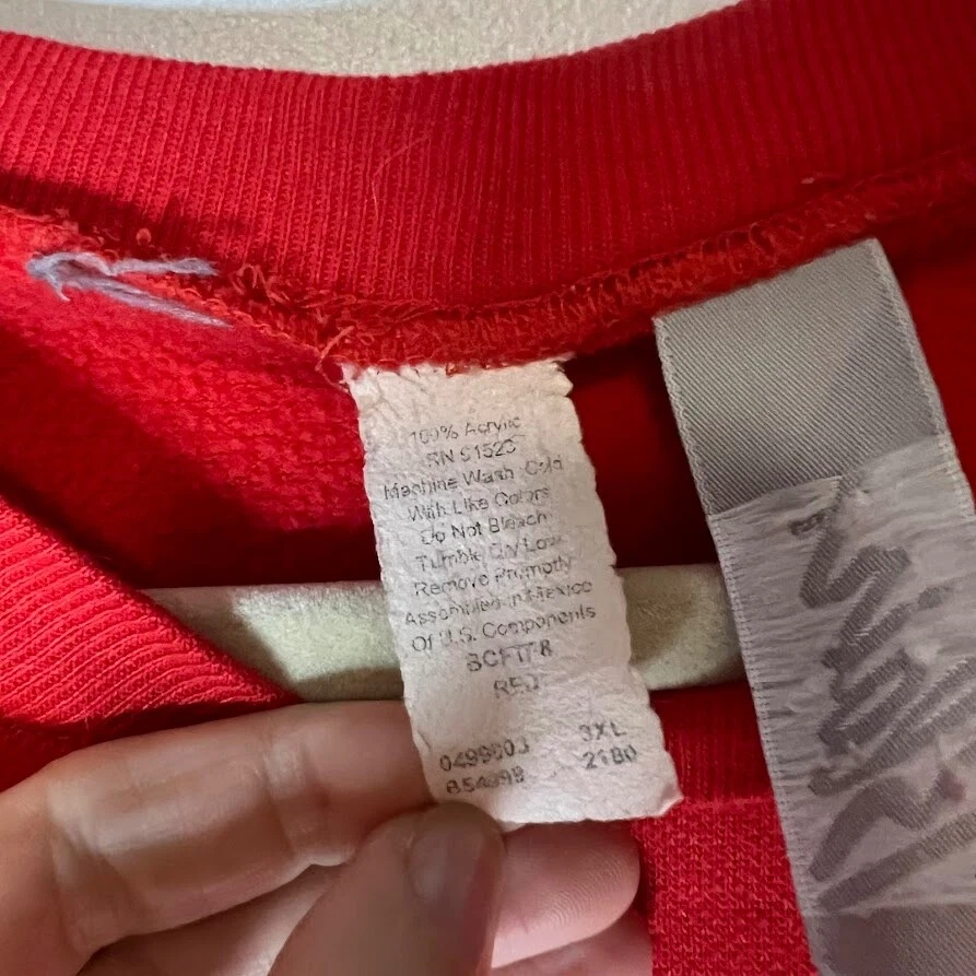 De Colección Linda Navidad Gato Gatito Gráfico Sudadera Años 80 90 Mujer 3XL Fea Navidad Foto 4 de 4