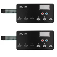 2X Membrane Switch Fit For Pentair Pool Heater 472610Z & Sta-Rite 42002-0029Z