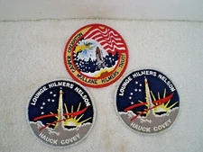 Kennedy Space Center Space Shuttle patches (3)