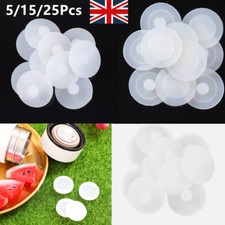 5-25X Silicone Water Bottles Lid Non Spill Non Odor Air Tight Bottle Lid Plug UK