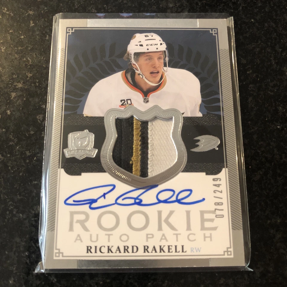 2013-14 UD The Cup #122 Rickard Rakell RPA Auto Patch /249 Rookie Rc - Image 3 of 4
