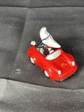 1988 VINTAGE McDonald's Mac Tonight Mr Moon Man In Red Sports Car Happy Meal Toy