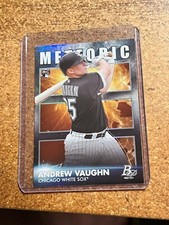 2021 Bowman Platinum Baseball Meteoric # MET-9 Andrew Vaughn RC