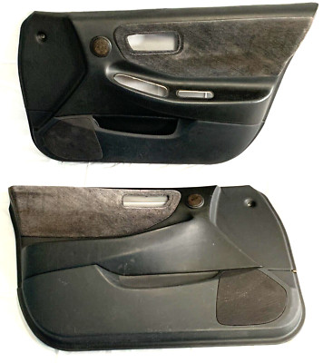 96 - 97 Acura Integra 4dr Sedan Lh Rh Pair of FRONT Door Panels GRAY CLOTH OEM