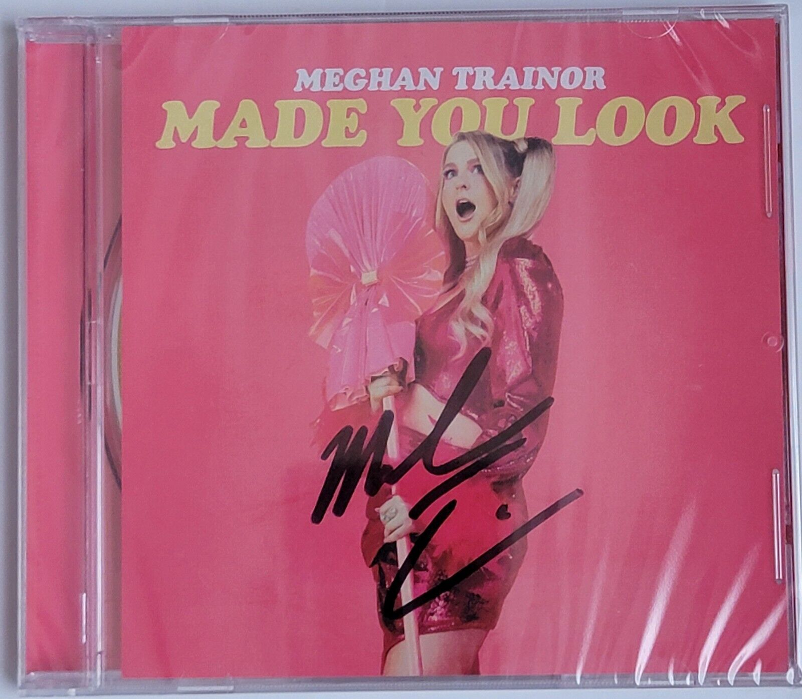 Meghan Trainor Made You Look CD Limited Edition Single Hand Signed Insert  Auto