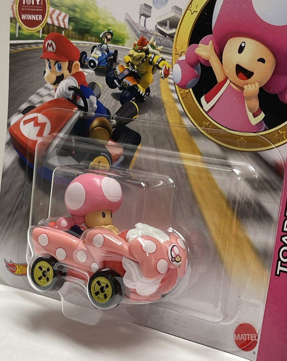 Hot Wheels Mario Kart Toadette with Birthday Girl Kart (HDB26