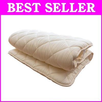 Twin XL Japanese Futon Mattress - Quilted Roll Up Sleeping Pad for Easy Storage