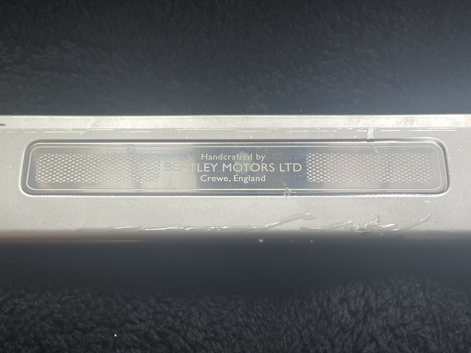 Bentley Continental GTC LH Driver Side Door Sill Scuff Plate 3W7853537G NEW OEM