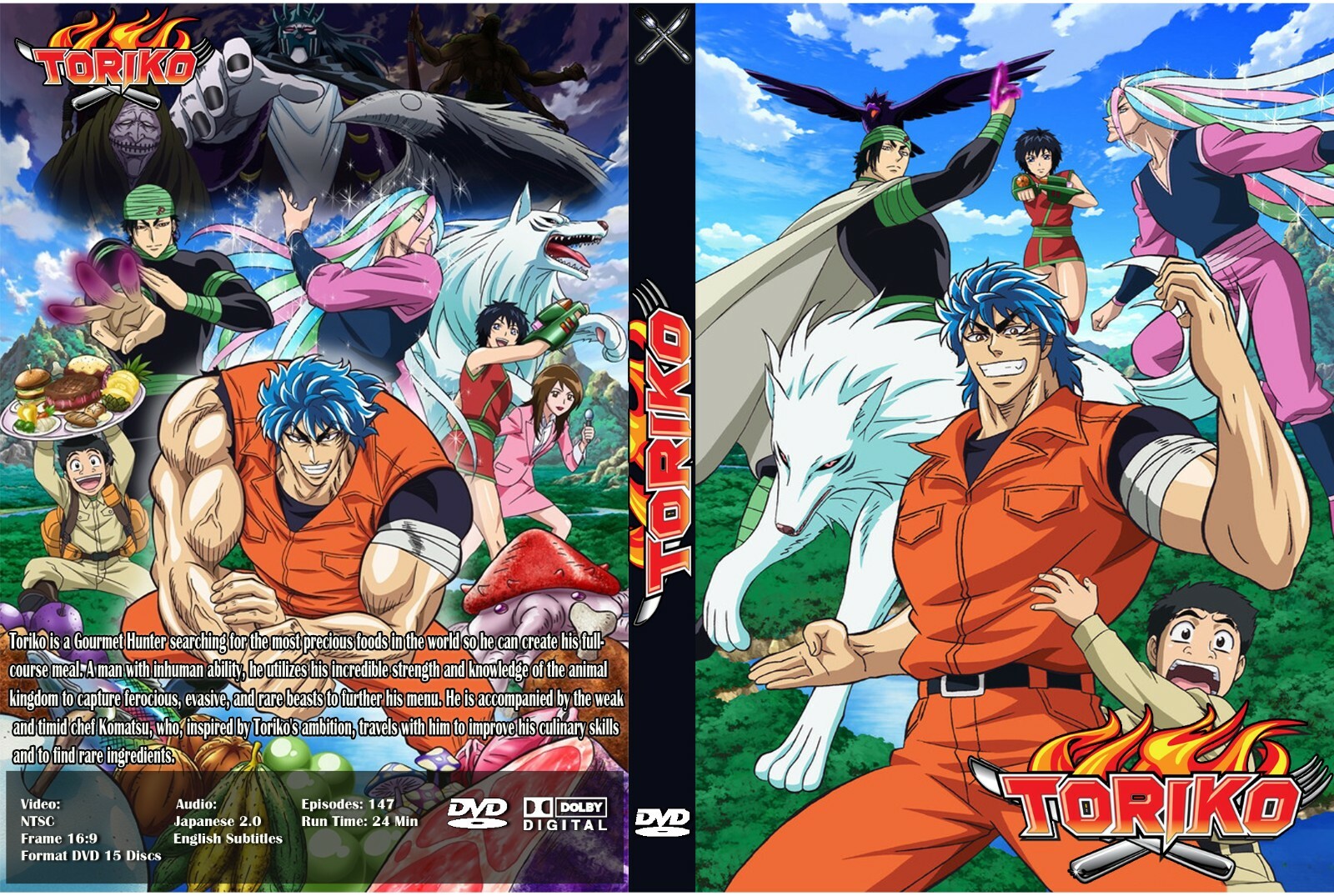 Serie Completa de Anime Toriko Audio Japonés - Subtítulos en Inglés