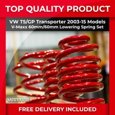 FITS VW T5 TRANSPORTER 03-15 VMAXX 60MM PERFORMANCE SPORTS LOWERING SPRINGS