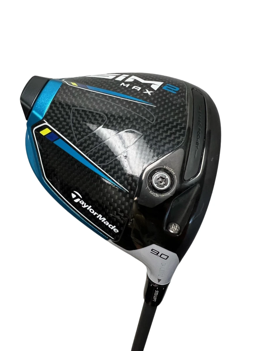 TaylorMade SIM2 Max 9.0* Driver, Small Batch HZRDUS Yellow TX Flex, Lamkin