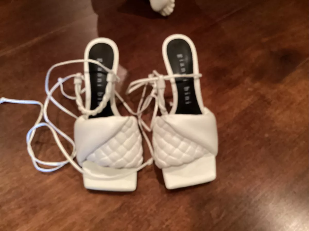 Gianni bini white sandals sale