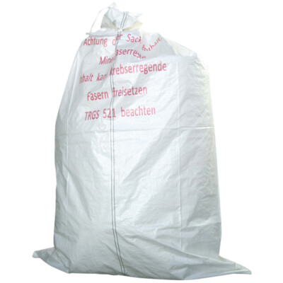 Mineralwollsack 140 x 220 cm Druck Mineralwolle unbeschichtet gem. TRGS 521