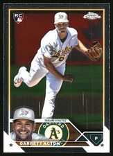 2023 Topps Chrome Update #USC180 Garrett Acton RC Oakland Athletics
