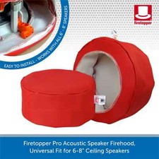 Firetopper Acoustic Speaker Firehood Universal Fit For 6-8" Ceiling Speakers