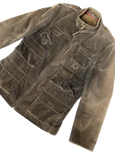 Mens Vintage Hugo Boss Jacket Coat Utility Chore Workwear Retro Corduroy Y2K 44R - Picture 4 of 22