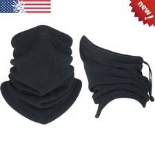 Winter Cold Weather Neck Warmer Gaiter Scarf Fleece Ski Snowboard for Men Women