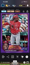 Topps Bunt Jordan Walker Chrome Purple Sonar Base Iconic RC /275 [DIGITAL CARD]