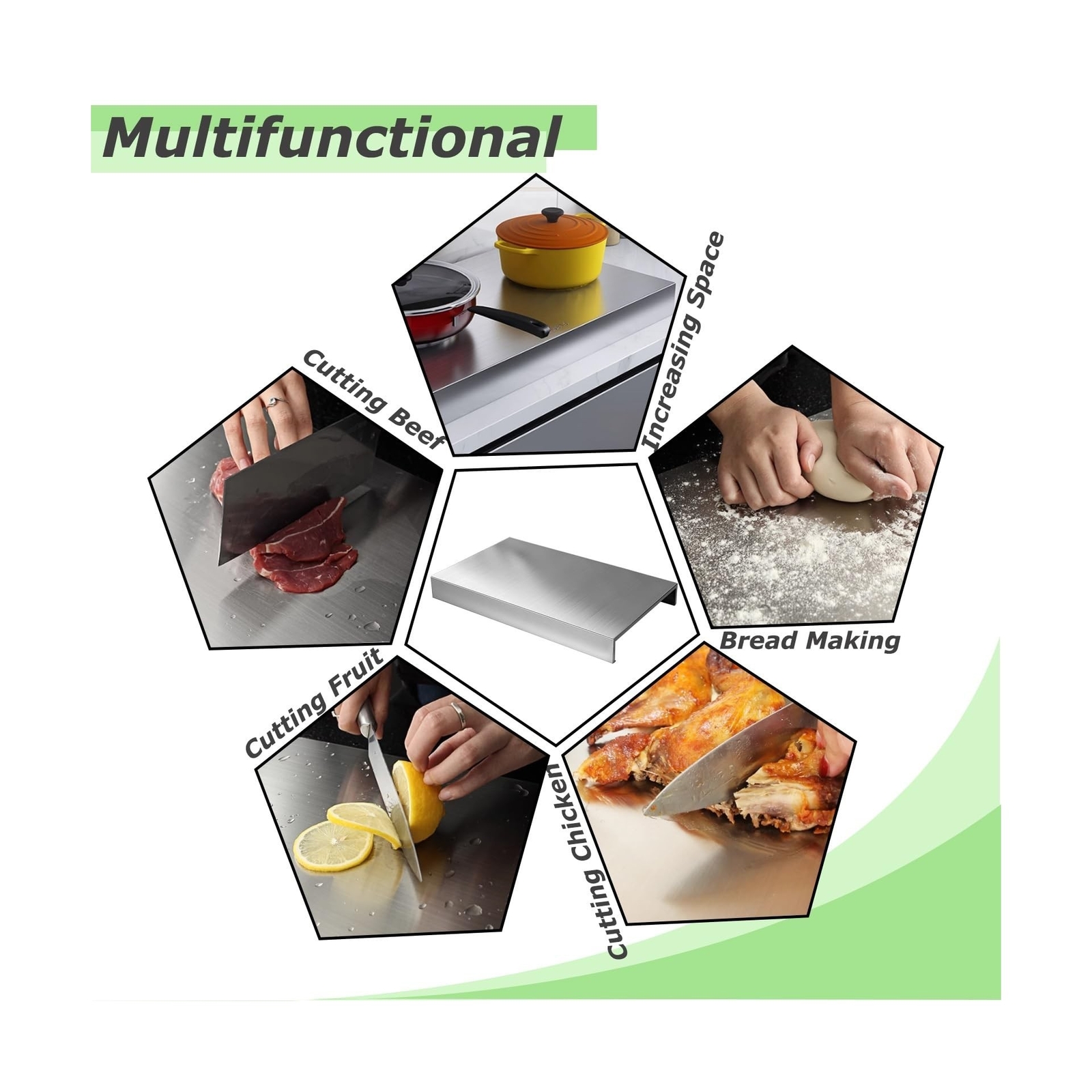 Range Stove Cover Stainless Steel Burner Top Cover For Gas Stove