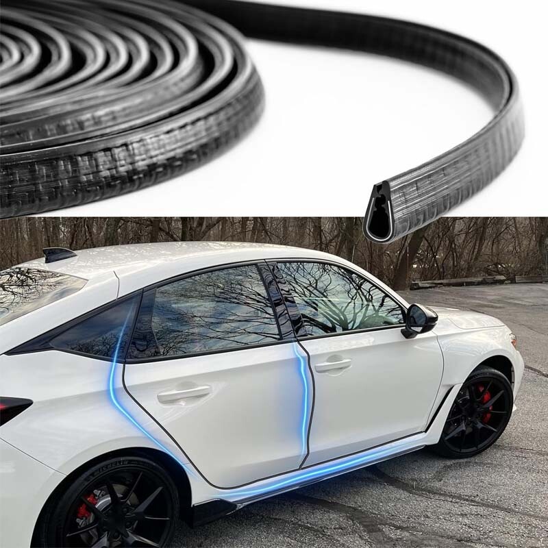 Boot Edge Protector 4.5M Car Door Boot Edge Protector Strip Trim U Shape Guard Seal Rubber ...
