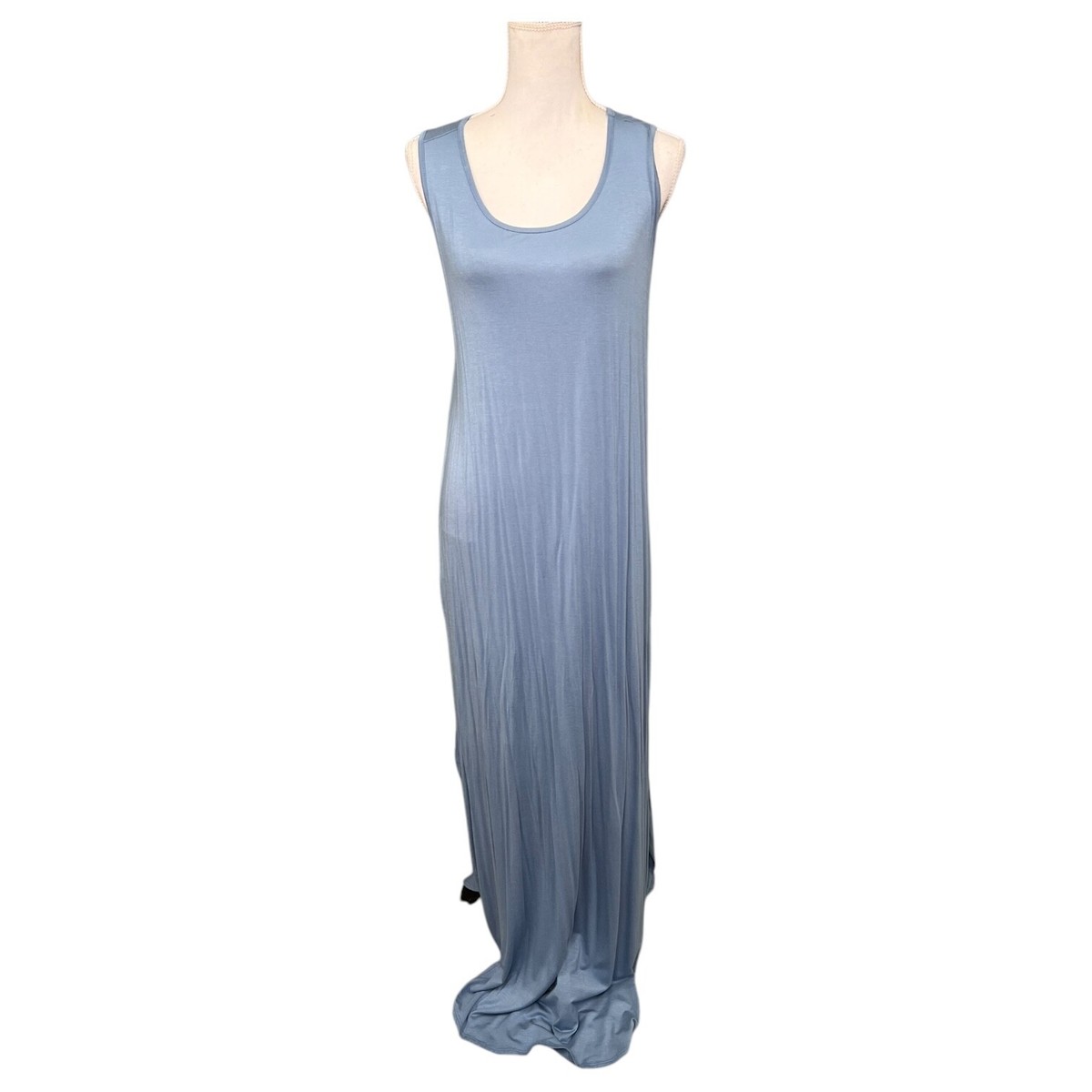 open back scoop neck maxi dress Open-Back Tight Long Prom Dress with Scoop Neck White / Small