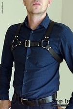 Harness "Brave", Men's Harness, Leather harness, Fashion Harness