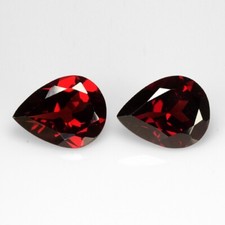 4.25 Ct & 9x7x4.5 mm _ PYROPE-ALMANDINE NATURAL GARNET PEAR CUT LOOSE GEMSTONES