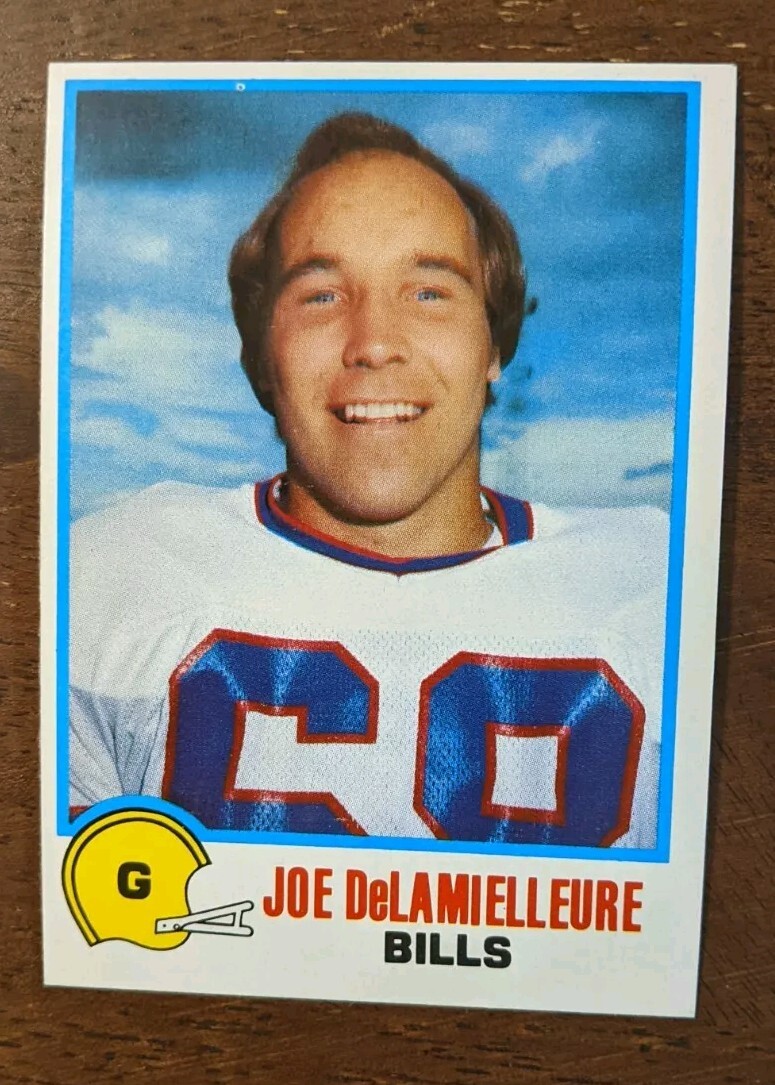 Joe DeLamielleure #4 Football Cards 1978 Topps Holsum trading card — raw and PSA graded price guide