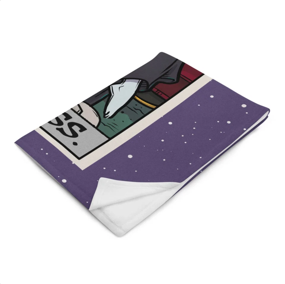 The Empress Tarot Card Blanket Women Vampire Goth Halloween Bedroom Decor 60x50 - Image 2 of 4