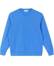 FILA Sweatshirt Mens Large Regular Fleece Pullover Crewneck Prince Blue